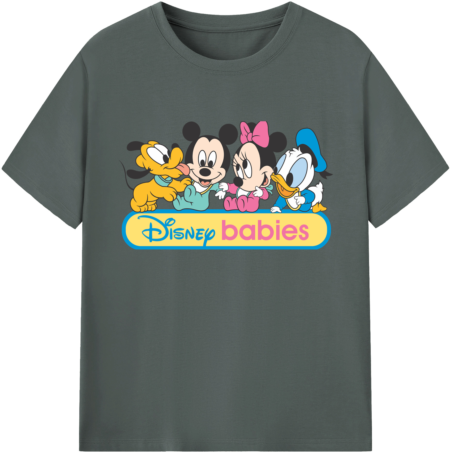 ミッキーマウス Mickey Mouse 綿100％ メンズ半袖Tシャツ｜肌触りやわらか＆通気性